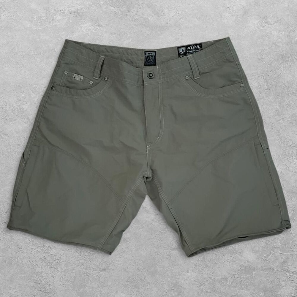 Kuhl Liberator Green Convertible Shorts Mens 36 Stealth Zip Off Hiking